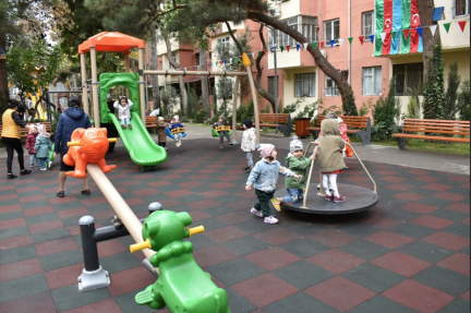 A New Neighborhood Park Was Opened within Our Yyard Project